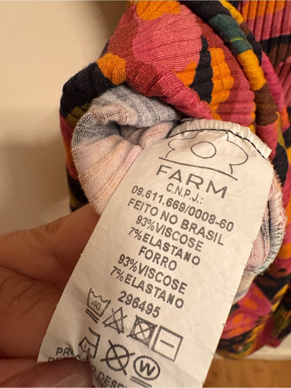Multicolor Farm Rio size L from Brasil - Picture 7 of 7